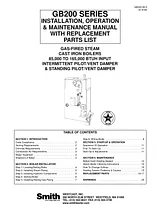 Smith Cast Iron Boilers GB200 SERIES Manual Do Utilizador