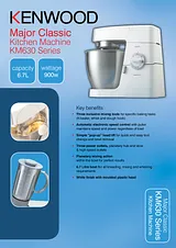 Kenwood Kitchen Machine - KM636 KM636 Folheto