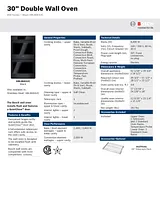 Bosch HBL8661UC Product Datasheet