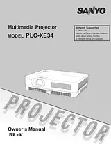 Sanyo PLC-XE34 Manual Do Utilizador