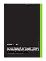 Motorola T305 用户手册