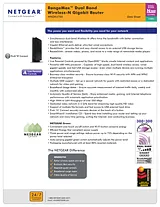 Netgear WNDR3700v1 – N600 Wireless Dual Band Gigabit Router Data Sheet