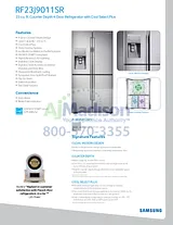 Samsung RF23J9011SG Spezifikationenblatt