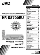 JVC HR-S8700EU ユーザーズマニュアル