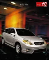 Toyota matrix 2006 Справочник Пользователя