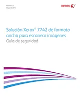 Xerox Wide Format 7742 Scanner Mode D'Emploi
