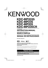 Kenwood KDC-MP235CR Справочник Пользователя