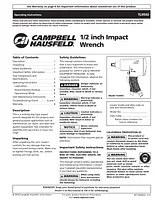 Campbell Hausfeld TL0502 ユーザーズマニュアル