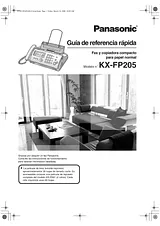 Panasonic KX-FP205 Guía De Operación