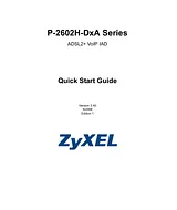 ZyXEL p-2602h-d1a Guide D’Installation Rapide