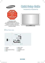 Samsung pn-42b400 Installation Instruction