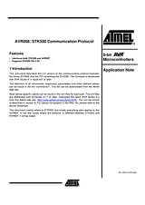 Atmel ATSTK500 500 Starter kit and development system. ATSTK500 ATSTK500 데이터 시트