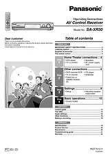 Panasonic SA-XR30 Manual De Usuario