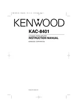 Kenwood KAC-8401 用户手册
