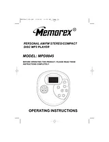 Memorex MPD8845 Справочник Пользователя