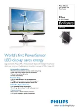 Philips LED monitor with PowerSensor 235PL2ES 235PL2ES/00 Prospecto