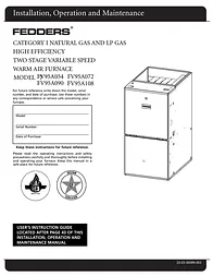 Fedders FV95A090 Manual Do Utilizador