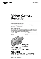 Sony CCD-TR57 Manual De Usuario