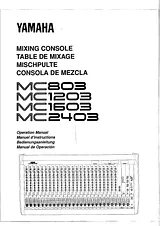 Yamaha MC2403 Manual Do Utilizador