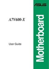 ASUS A7V600-X Manual Do Utilizador