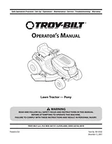 Troy-Bilt Pony Manual Do Utilizador