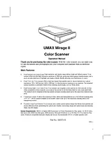UMAX mirage ii User Manual