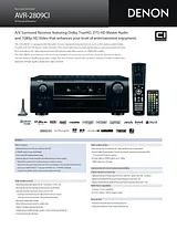 Denon AVR-2809CI Leaflet