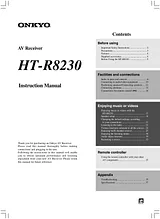ONKYO HT-R8230 Manual De Instruções