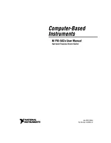 National Instruments NI PXI-562X Manual De Usuario