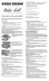 George Foreman DEEP-DISH BAKE PAN Instruction Manual