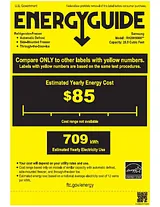 Samsung RH29H9000SR/AA Energy Guide