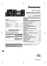 Panasonic SC-AK770 Operating Guide