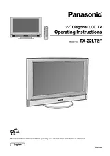 Panasonic tx-22lt2f User Manual