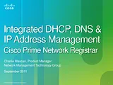Cisco Cisco Prime Network Registrar 8.0 Merkblatt