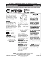 Campbell Hausfeld FP202900 Manuale Utente
