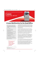 Canon imageCLASS MF7470 产品宣传册