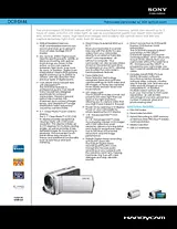 Sony DCR-SX43 DCR-SX43/ROJA Leaflet