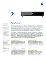 Motorola DCX3400 Leaflet