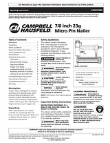 Campbell Hausfeld CHN10500 Manual Do Utilizador