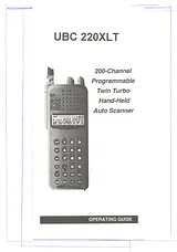 Uniden UBC220XLT Справочник Пользователя