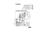 Canon ZR80 Instruction Manual