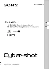 Sony cyber-shot dsc-w370 Manual Do Utilizador