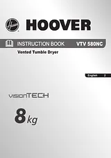 Hoover VTV 580NC 사용자 설명서