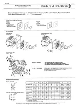 Kraus Naimer Isolator switch + door interlock 125 A 1 x 90 ° Black Kraus & Naimer KG125 T103/09 VE 1 pc(s) KG125 T103/09 VE Benutzerhandbuch