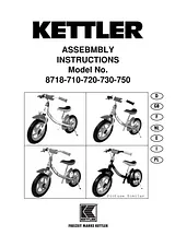 Kettler 8718-710-720-730-750 Manual Do Utilizador