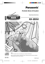 Panasonic RX-ED50 Guida Al Funzionamento