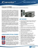 Omnitron iConverter 10/100M2 8900N-0-D-W Manual De Usuario