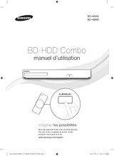 Samsung Blu-ray Player BD-H8500 con Disco Duro y Smart Guide D’Installation Rapide