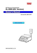 Toshiba SL-5900 用户手册