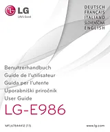 LG LG Optimus GPro LGE986 Blanco ユーザーガイド
